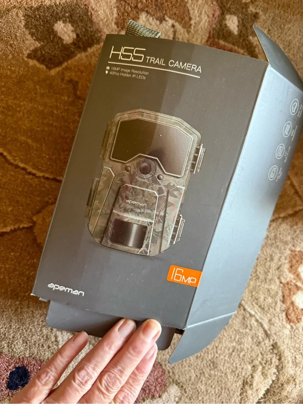 Apeman H55 Trail Camera in Camouflage Green - Outdoor Wildlife Recorder